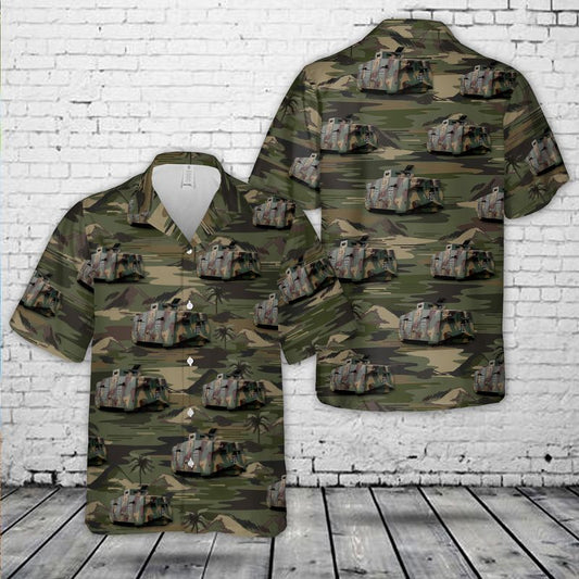 Huge German K-Car German WW1 Tank Hawaiian Shirt