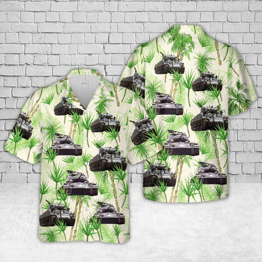 US Army M4A3 Sherman Hawaiian Shirt