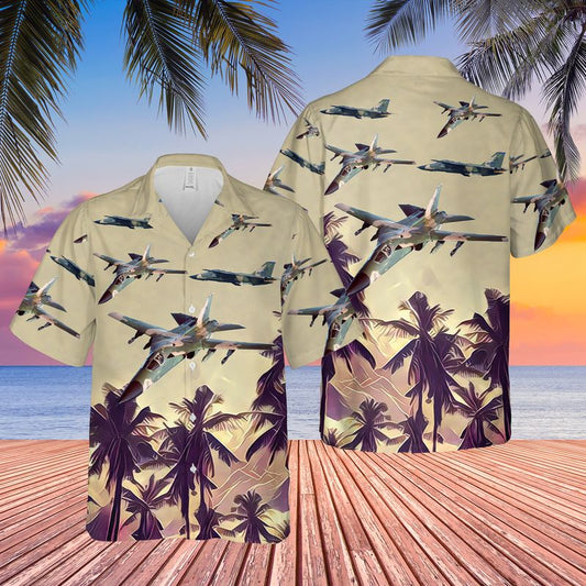 US Air Force General Dynamics F-111 Aardvark Hawaiian Shirt