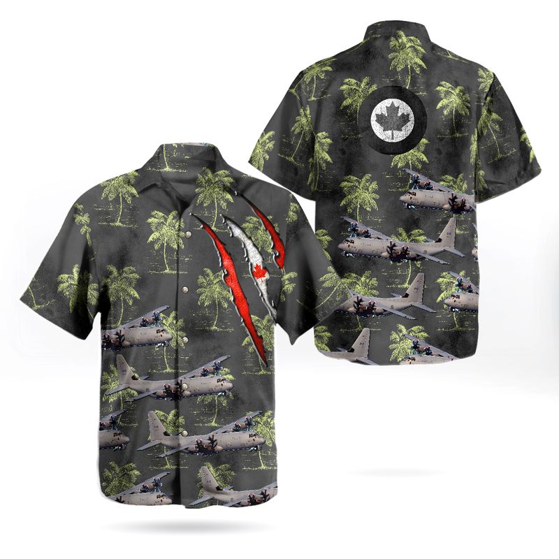 RCAF Lockheed Martin CC-130J-30 Hercules (L-382) Hawaiian Shirt