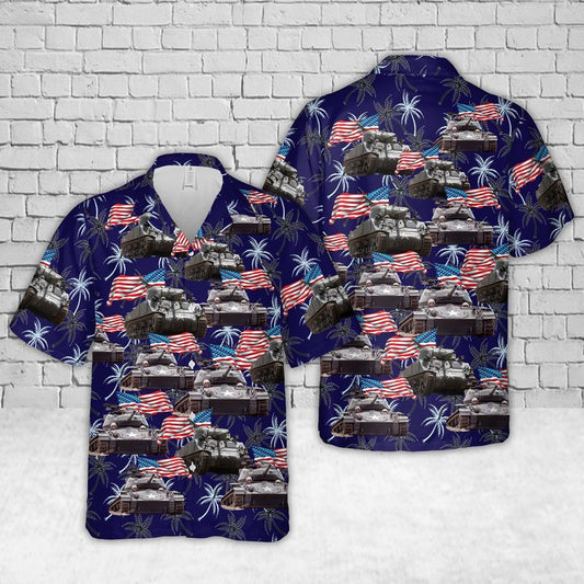 US Army M4A3 Sherman Hawaiian Shirt