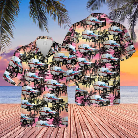 Georgia Brantley County EMS Hawaiian Shirt