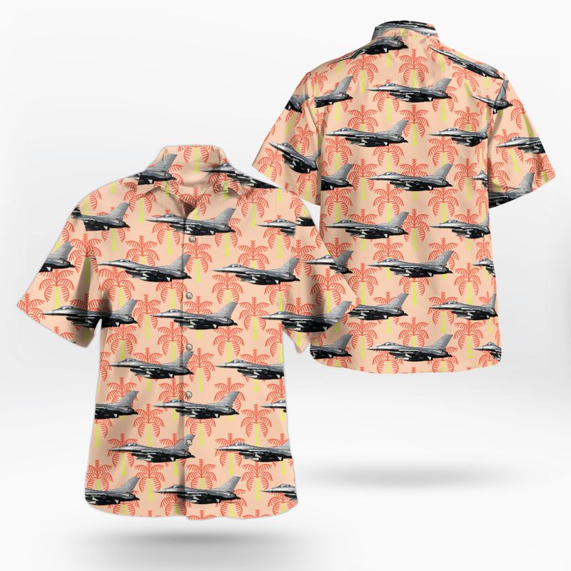 South Dakota Air National Guard 114th Fighter Wing Block 40 F-16C/D Fighting Falcon Hawaiian Shirt