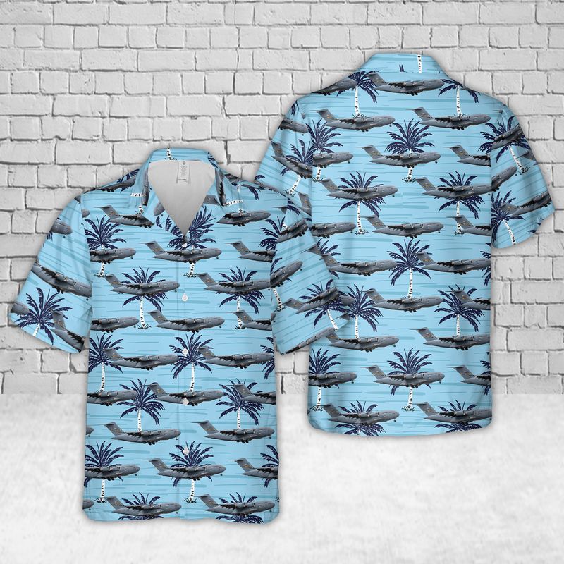 C-17 US Air Force 437 Airlift Wing Hawaiian Shirt