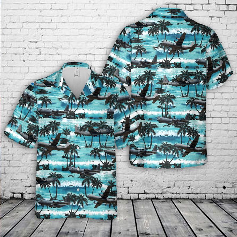 Royal Australian Air Force Lockheed Martin C-130J-30 Hercules Hawaiian Shirt