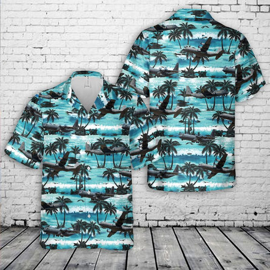 Royal Australian Air Force Lockheed Martin C-130J-30 Hercules Hawaiian Shirt