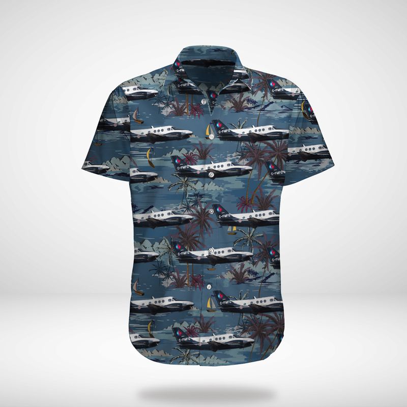 RCAF Beechcraft C-90B King Air Hawaiian Shirt