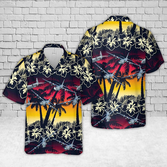 US Air Force Lockheed AC-130 Hawaiian Shirt