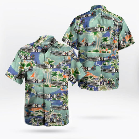 RCAF Supermarine Spitfire Vb Hawaiian Shirt