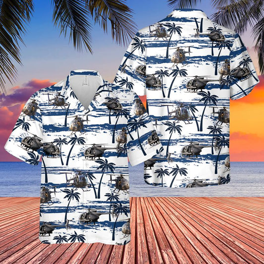 US Army MD Helicopters MH-6 Little Bird Hawaiian Shirt