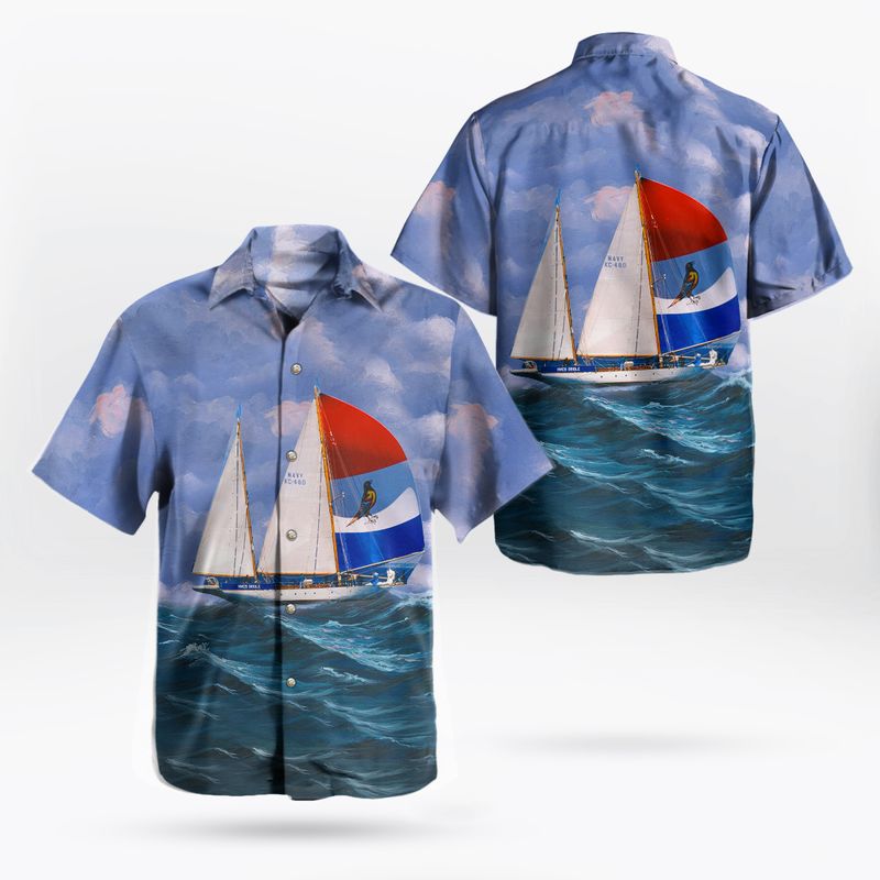 Royal Canadian Navy HMCS Oriole Hawaiian Shirt