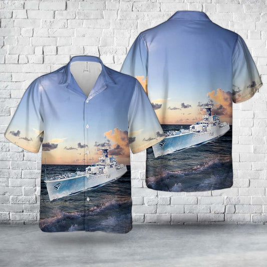 Royal New Zealand Navy HMNZS Taranaki (F148) Hawaiian Shirt