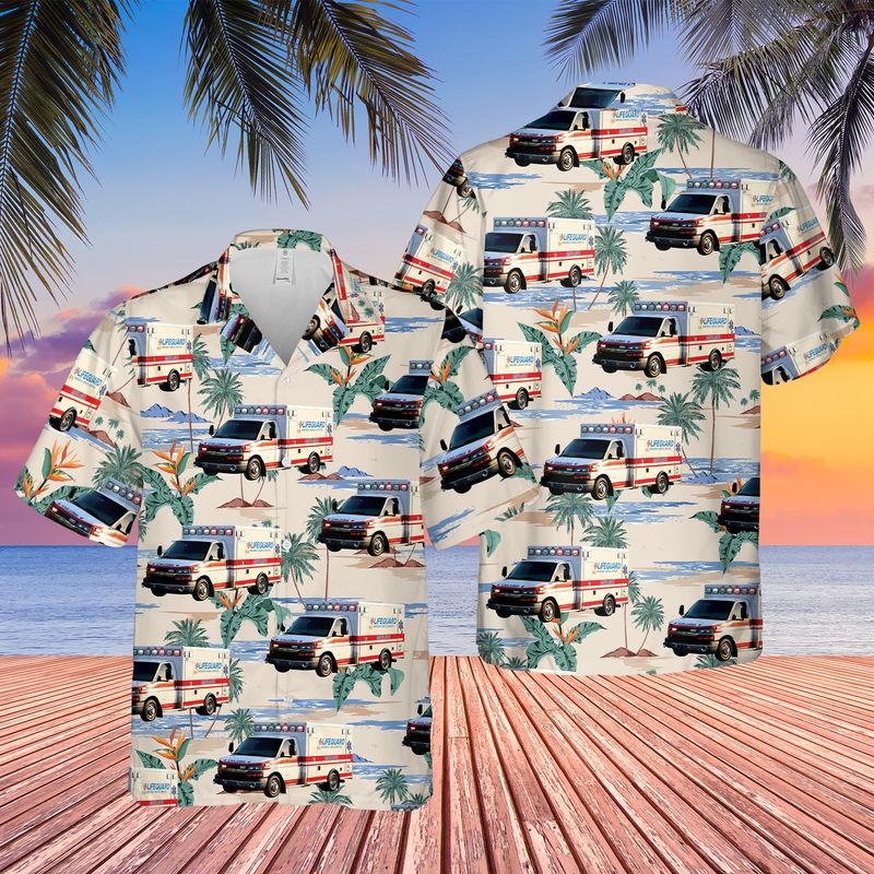 Lifeguard EMS Hawaiian Shirt