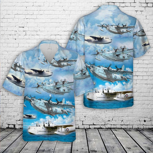 Royal New Zealand Air Force (RNZAF) Short Sunderland MR.5 Hawaiian Shirt