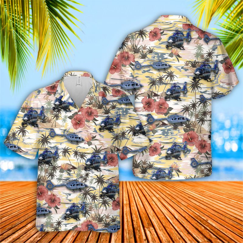 Airbus Helicopters H145 Hawaiian Shirt