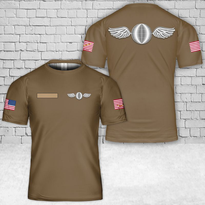 Custom Name US Navy AE T-Shirt 3D