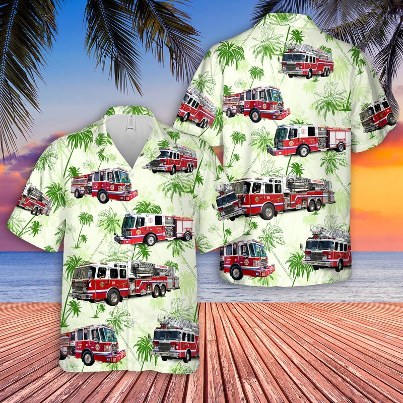 Paterson Fire Department Hawaiian Shirt