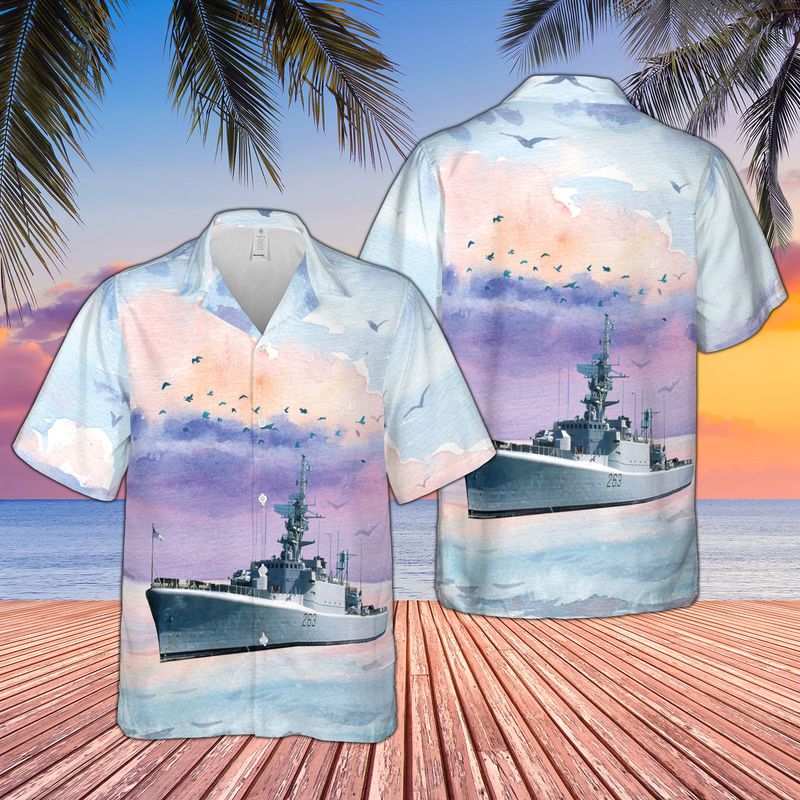 Royal Canadian Navy HMCS Yukon (DDE 263) Hawaiian Shirt