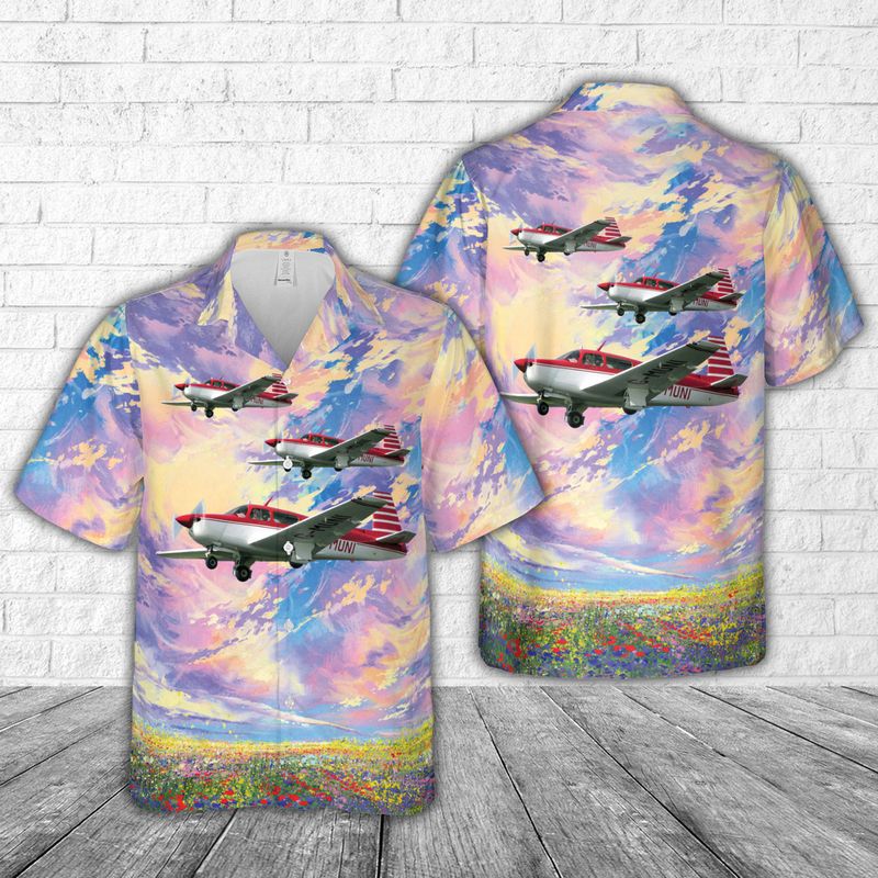 Mooney M20 airplane Hawaiian Shirt