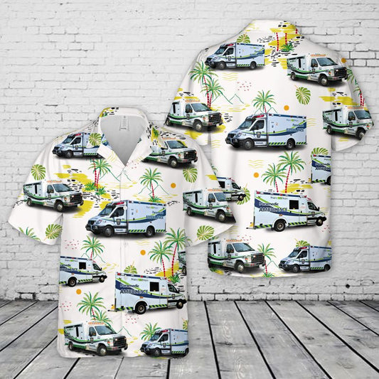 Canada Niagara EMS Hawaiian Shirt