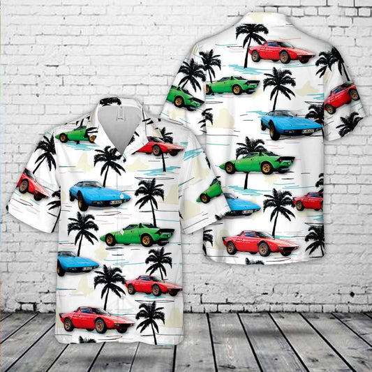 Lancia Stratos HF Stradale Hawaiian Shirt