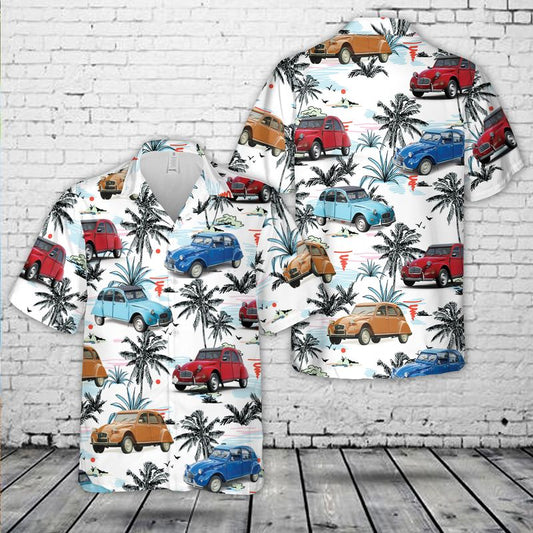 Citroen 2 C V Hawaiian Shirt