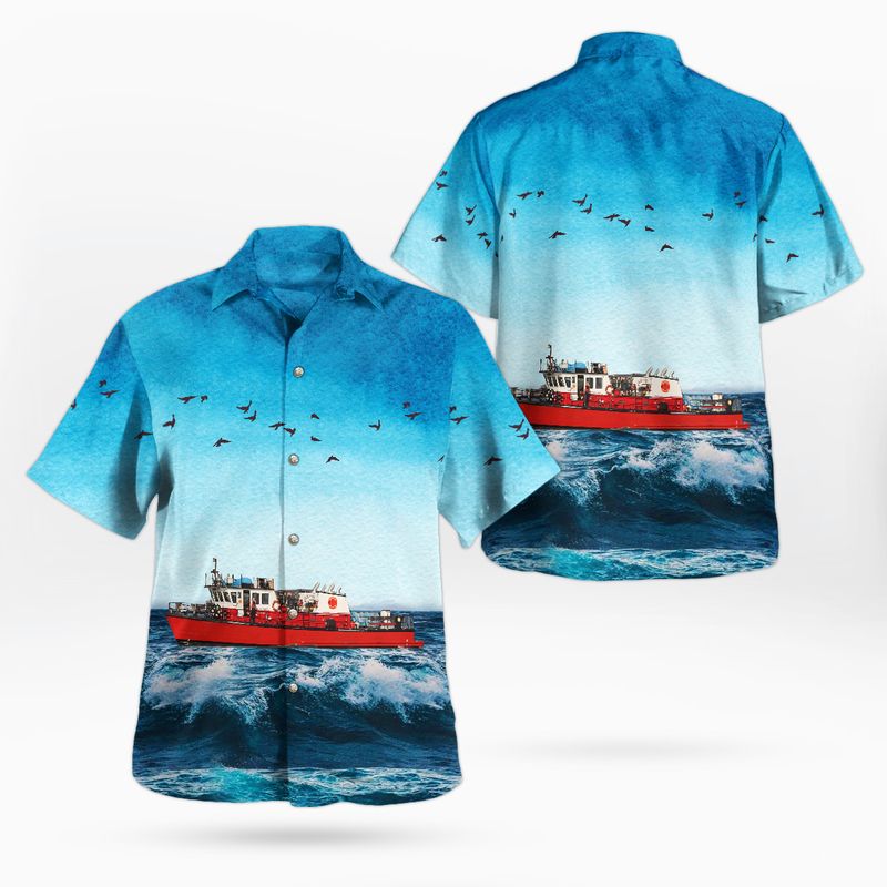 Detroit Fire Department Curtis Randolph Hawaiian Shirt