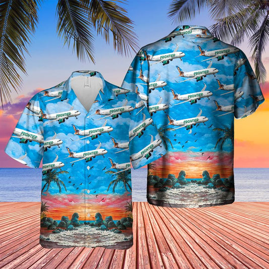 US Airlines 8 Airbus A320-251N Hawaiian Shirt