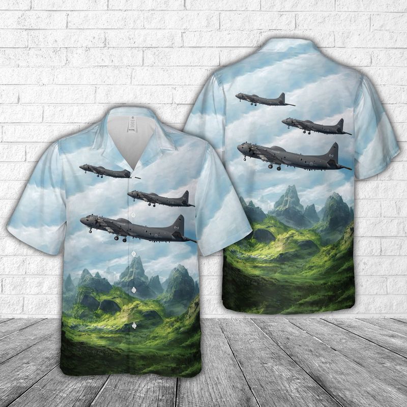 Royal Canadian Air Force RCAF Lockheed CP-140 Aurora Hawaiian Shirt