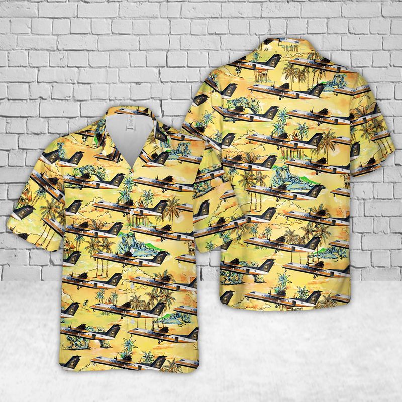 US Army Golden Knights Bombardier C-147A Hawaiian Shirt