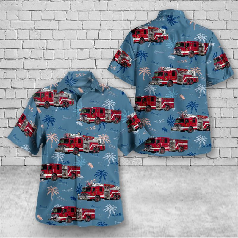 Safety Harbor Pinellas County Florida Safety Harbor Fire Department Hawaiian Shirt