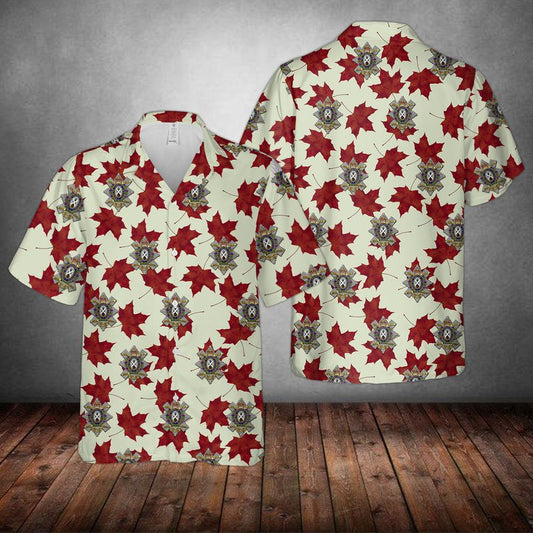 Canadian Army, The Black Watch (Royal Highland Regiment) of Canada Hawaiian Shirt