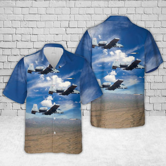 US Air Force Arkansas Air National Guard A-10C Firing An AGM-65 Hawaiian Shirt