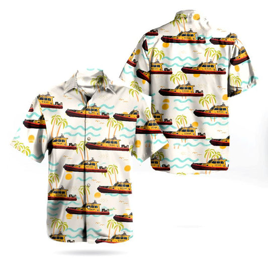 Royal Canadian Marine Search and Rescue Vessel Hawaiian Shirt