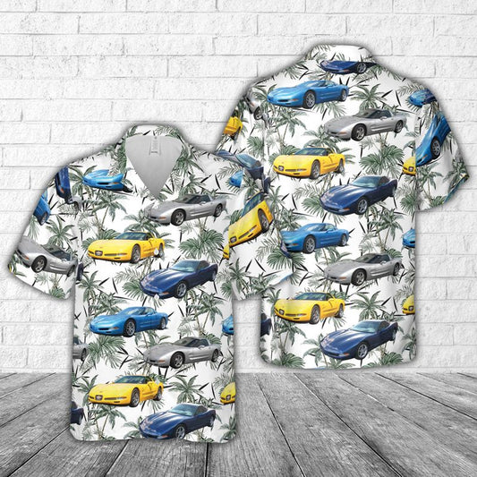 2001 Corvette C5 Hawaiian Shirt