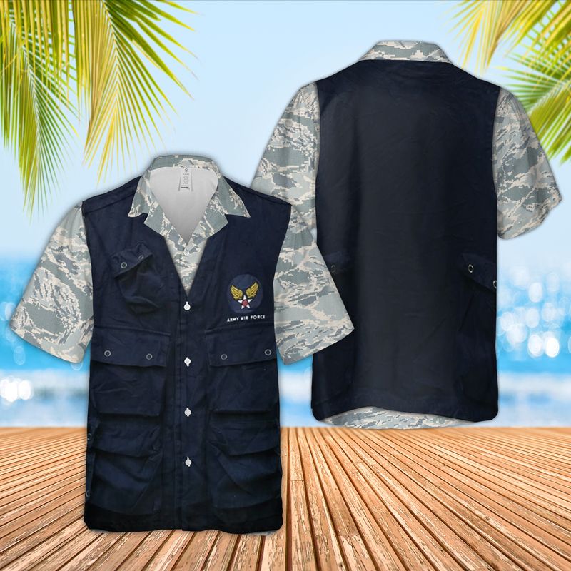 Us Air Force Tactical Vest Hawaiian Shirt