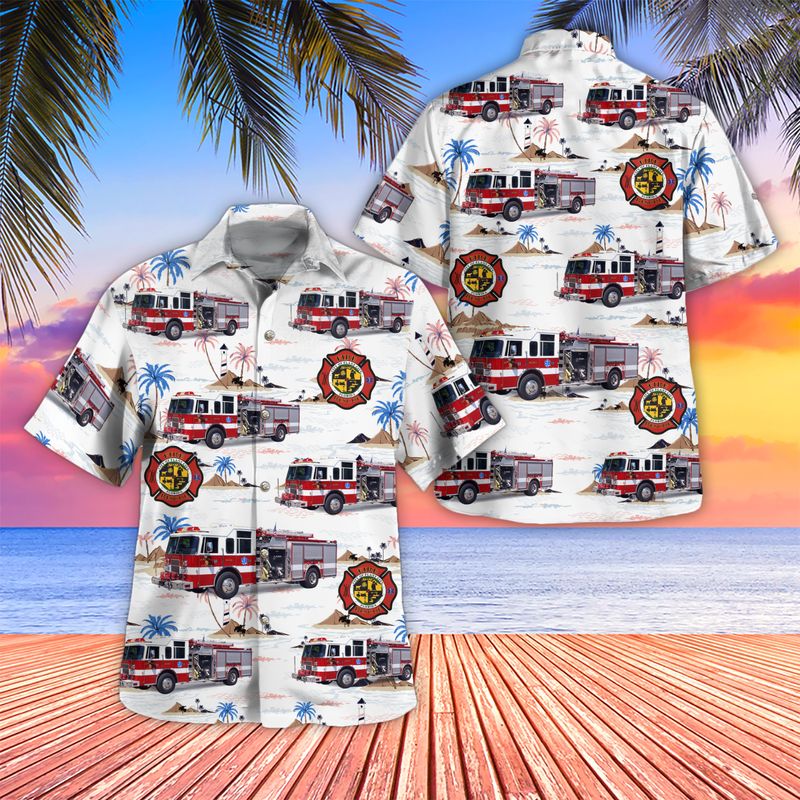 Florida, Plant City Fire Department Hawaiian Shirt