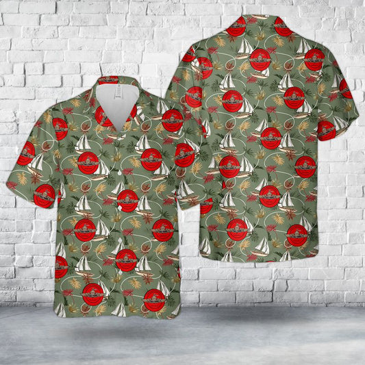 US Marine Corps Force Reconnaissance (FORECON) Hawaiian Shirt