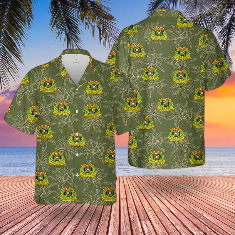 US Army Quartermaster Corps Hawaiian Shirt