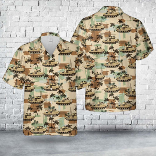 US Army M2A2 "Bradley" IFV (Infantry Fighting Vehicle) Hawaiian Shirt