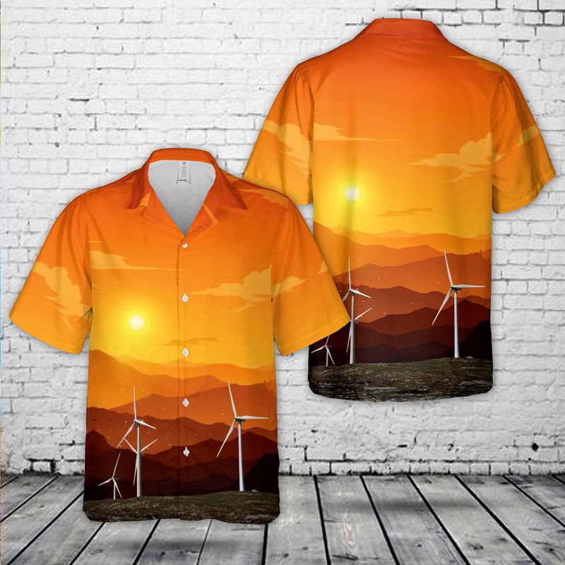 GE Wind Energy, GE 1.5-megawatt Wind Turbine Hawaiian Shirt