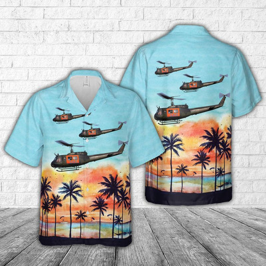 German Army (Heer) Bell UH-1D Huey Hawaiian Shirt