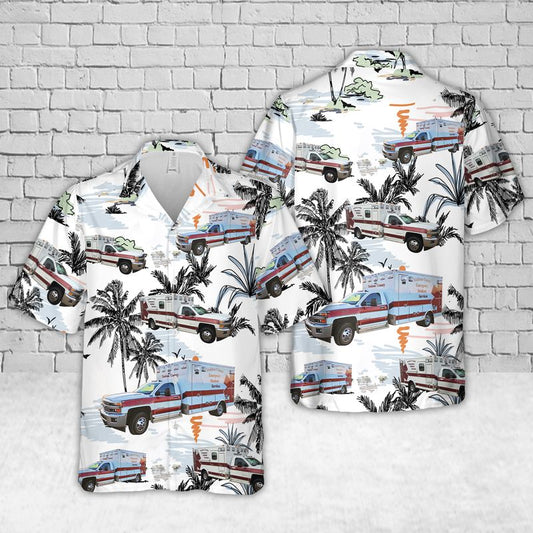 South Dakota Yankton County EMS Hawaiian Shirt