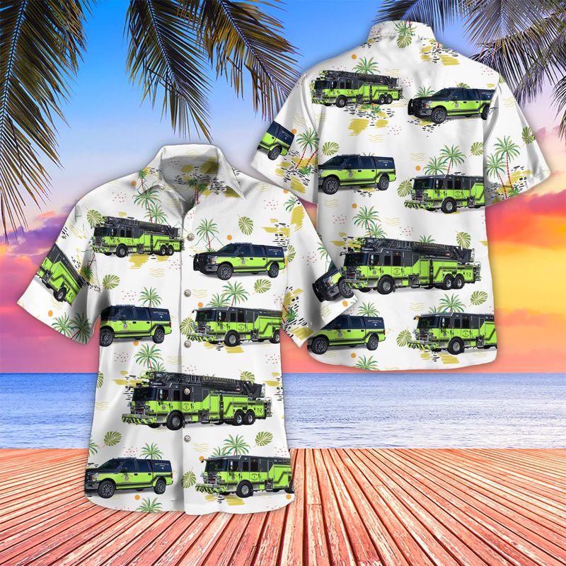 Kentucky Shepherdsville Fire Department Hawaiian Shirt