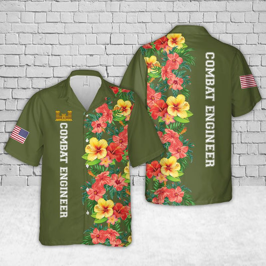 US Army Corps of Engineers Hawaiian Shirt