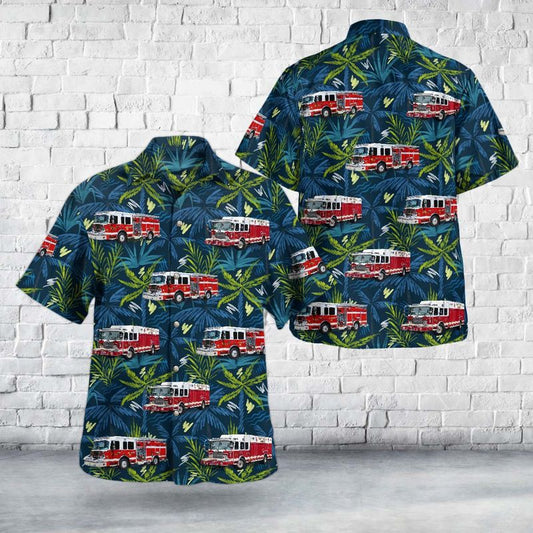 Matthews, North Carolina, Matthews Fire & EMS Hawaiian Shirt