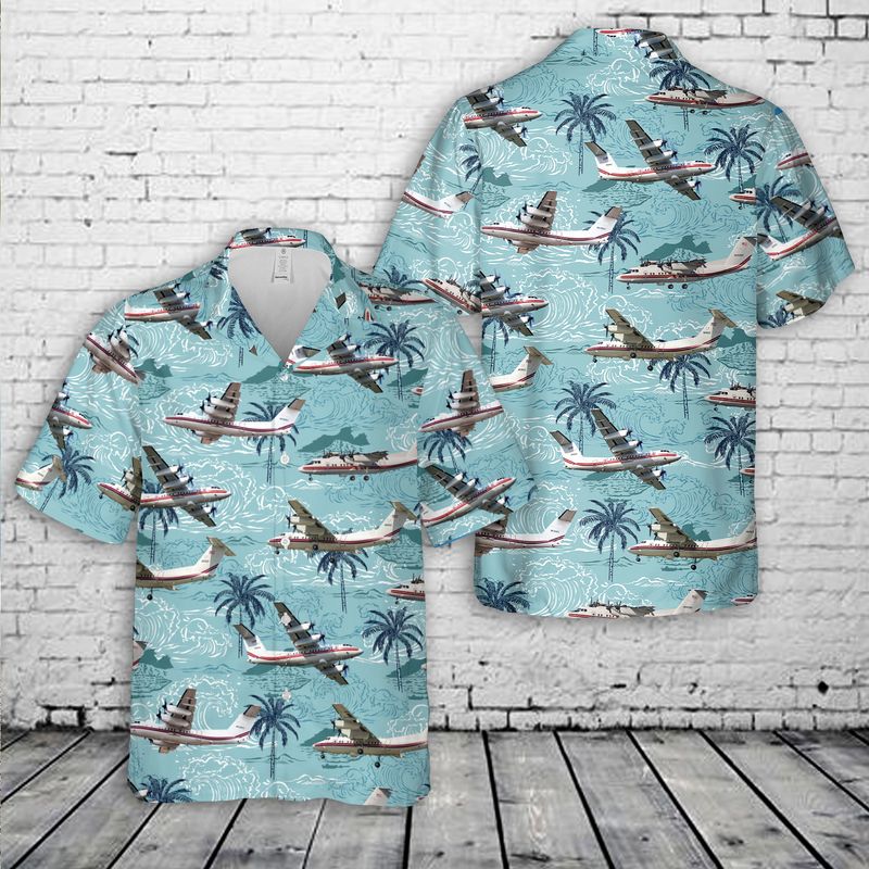 US Army DCH-7 Dash airplane Hawaiian Shirt