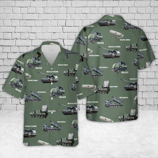 German Artillerys Hawaiian Shirt