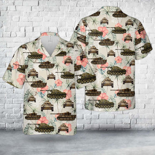 German Tanks of World War II: 1939-1945 Hawaiian Shirt