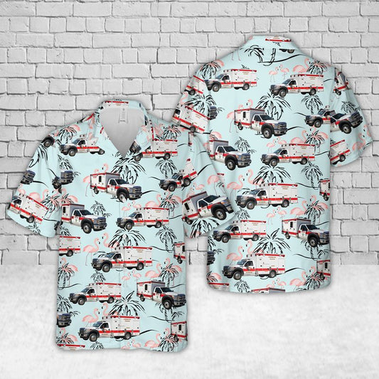 California San Bernardino EMS Hawaiian Shirt